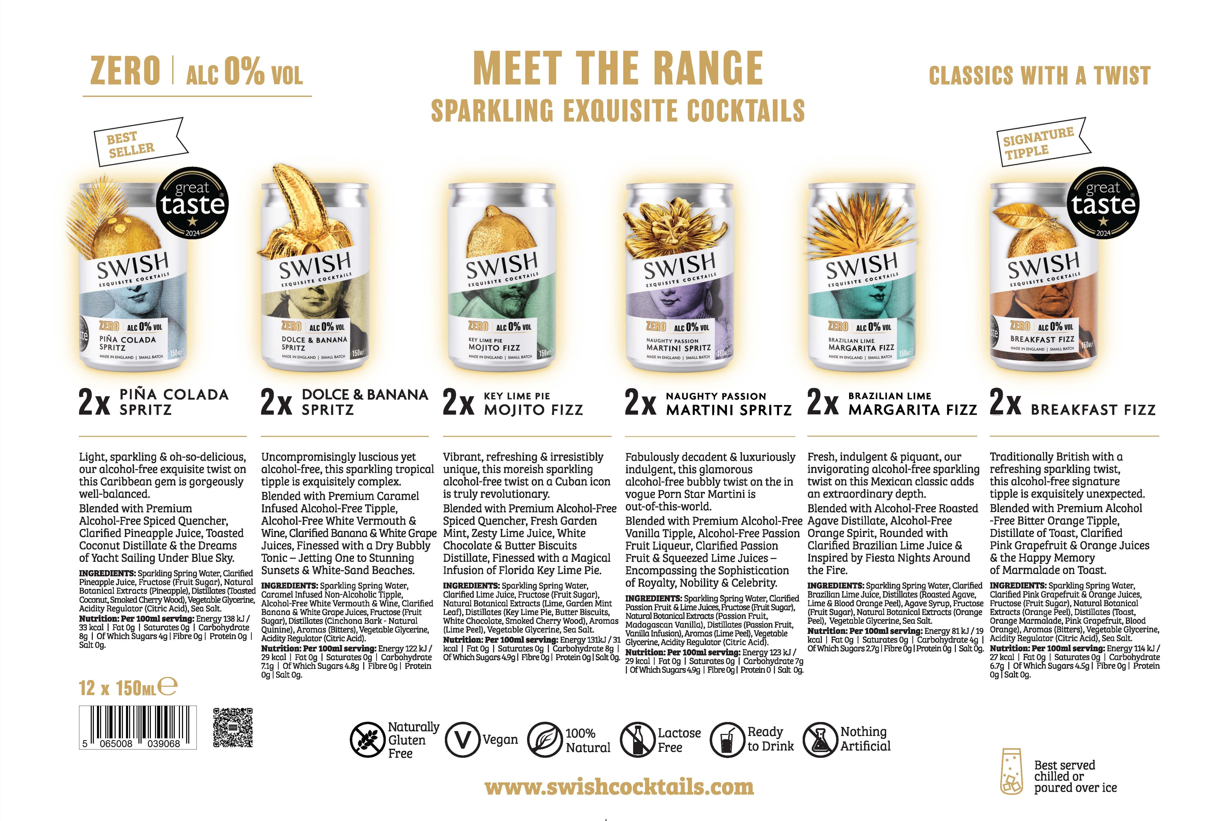 ALCOHOL FREE COCKTAIL GIFT BOX | 0% Alc Vol x 12 Cans