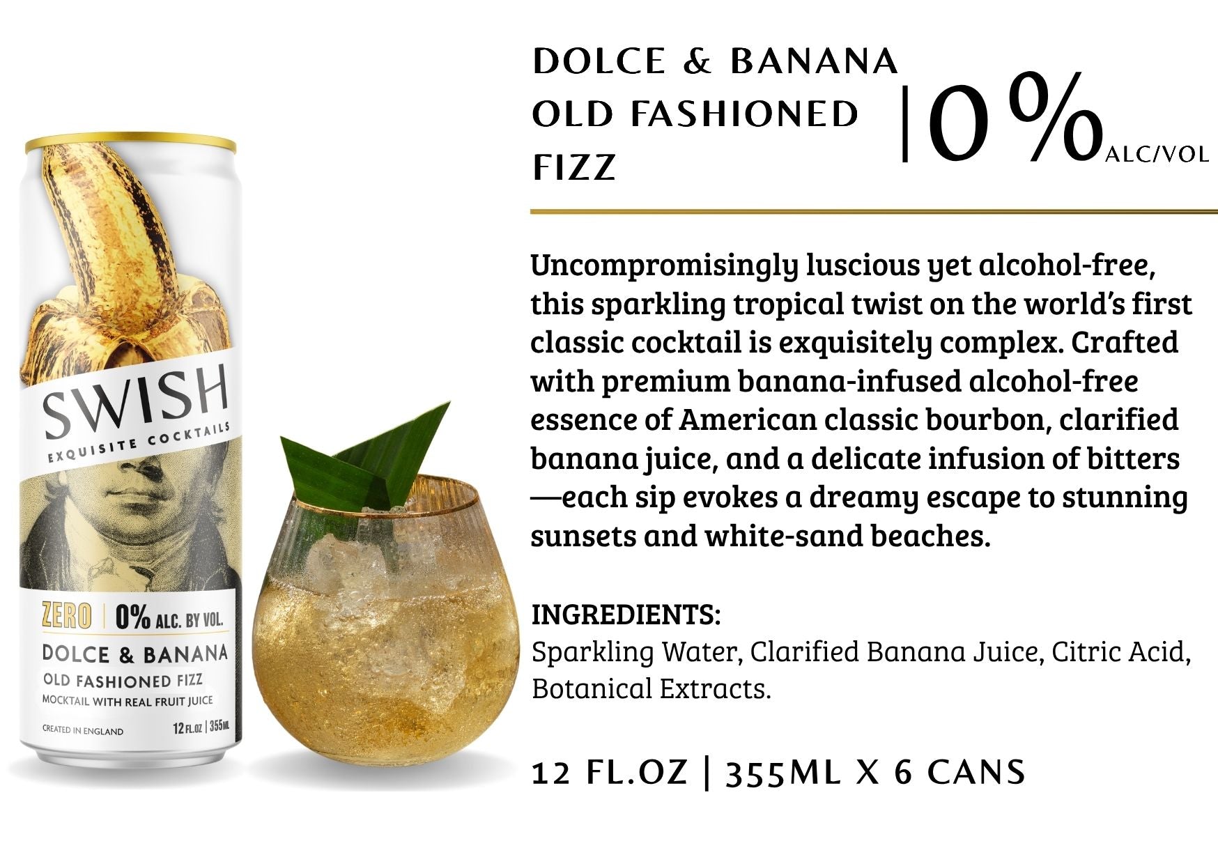 Dolce & Banana Old Fashioned Fizz Flavor Description