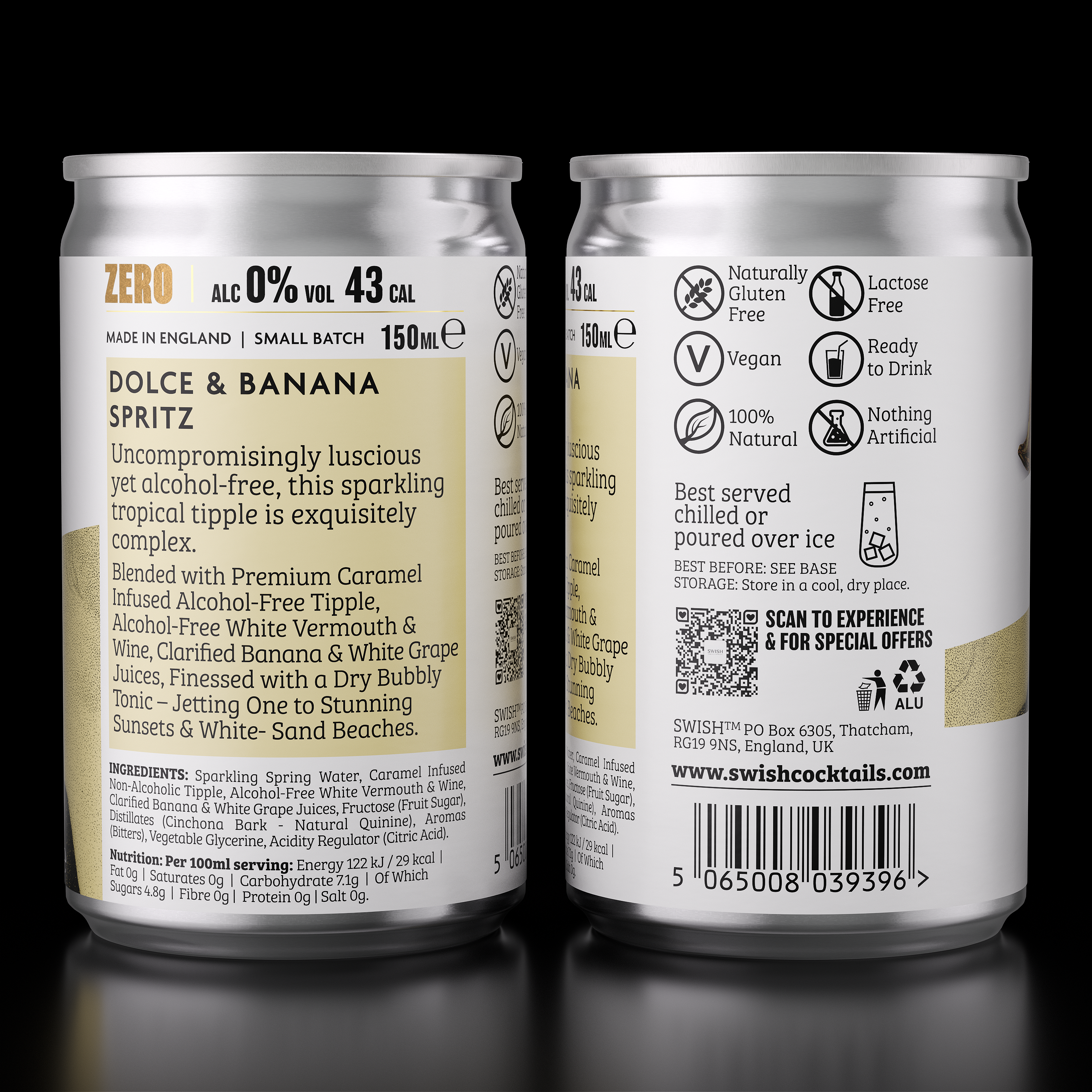 DOLCE &amp; BANANA SPRITZ | 0% Alc Vol x 12 Cans