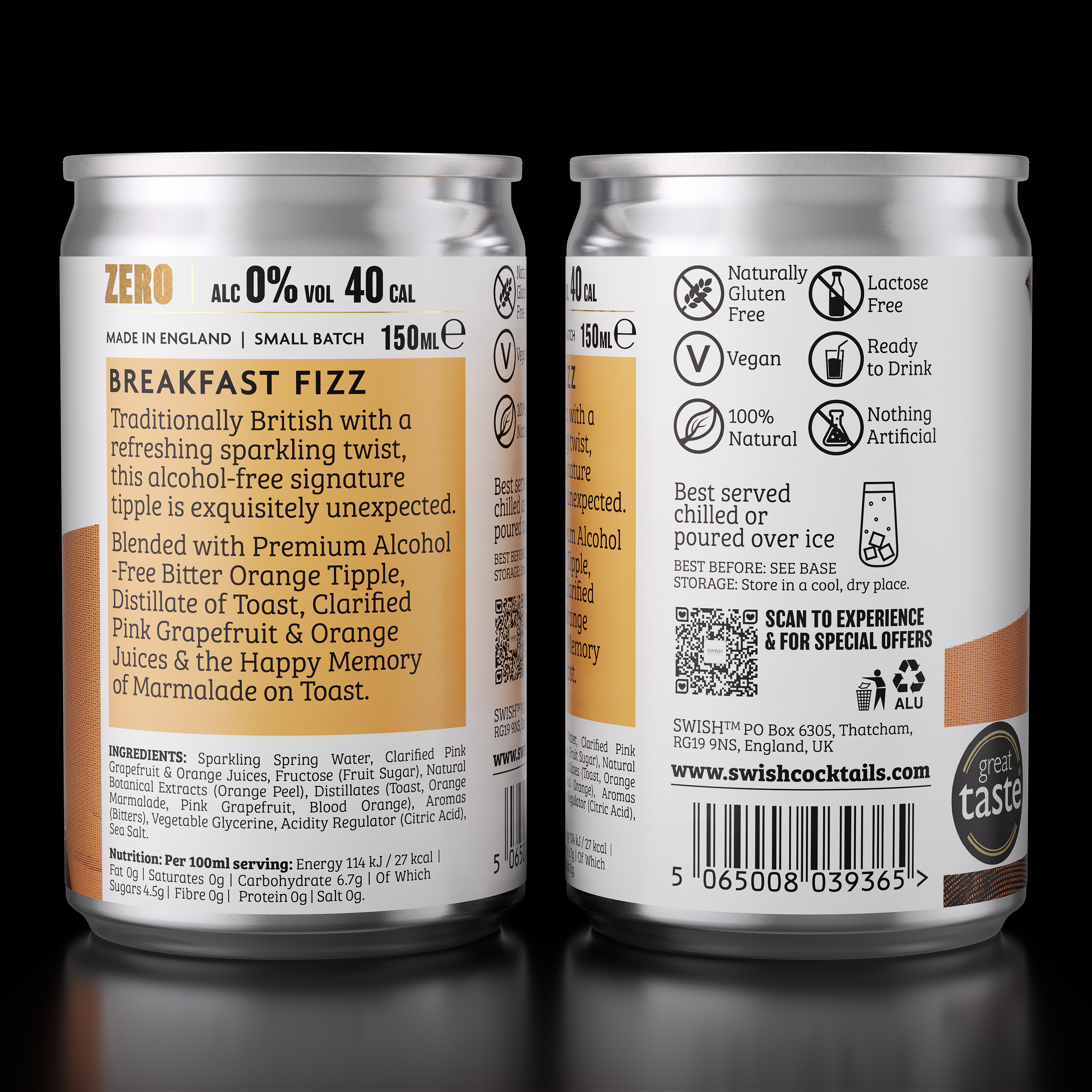 BREAKFAST FIZZ | 0% Alc Vol x 12 Cans