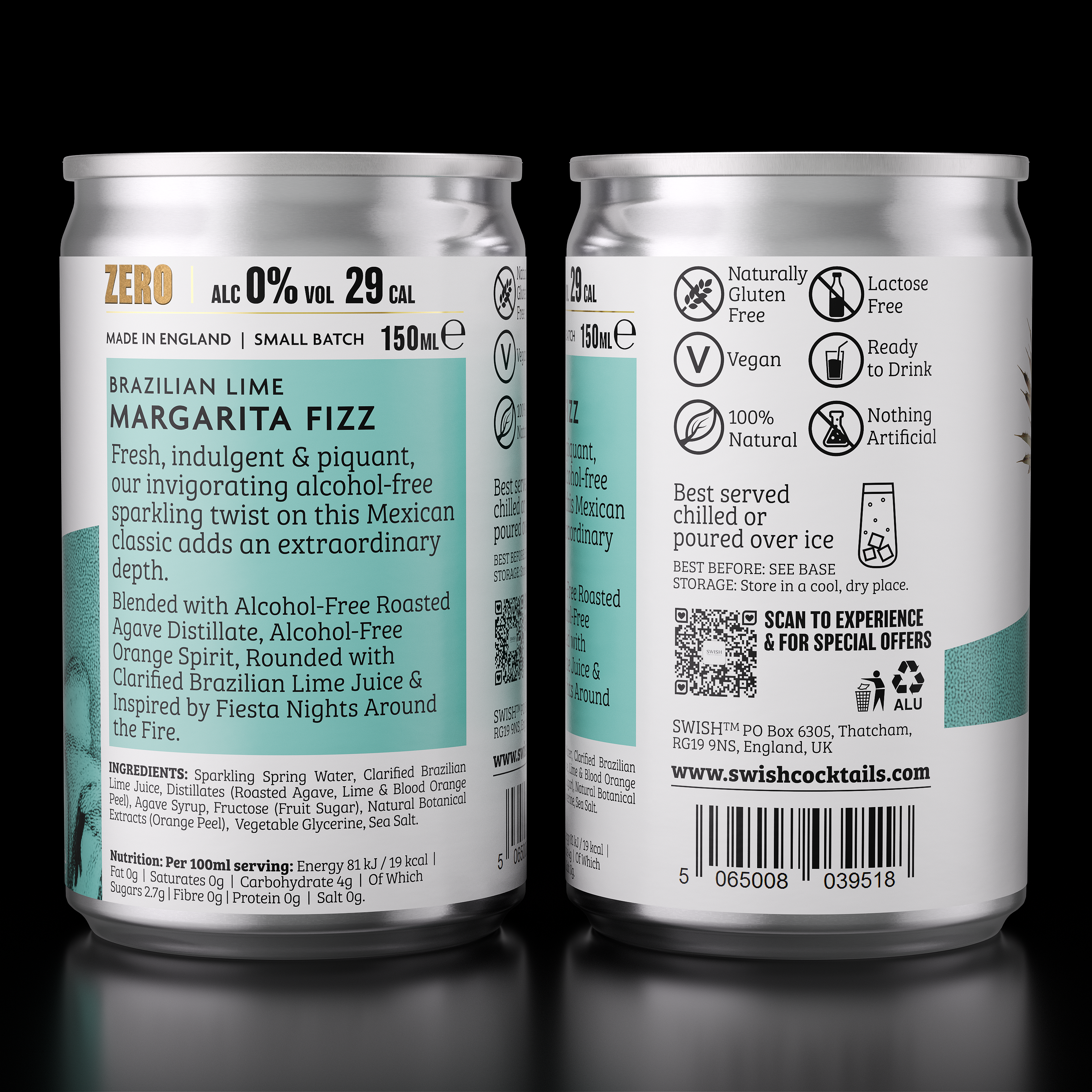 BRAZILIAN LIME MARGARITA FIZZ | 0% Alc Vol