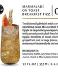 Marmalade On Toast Breakfast Fizz Flavor Description