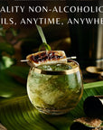 SWISH ready-to-drink cocktail served over ice in a stylish glass, capturing the premium bar-quality experience that can be enjoyed anytime, anywhere