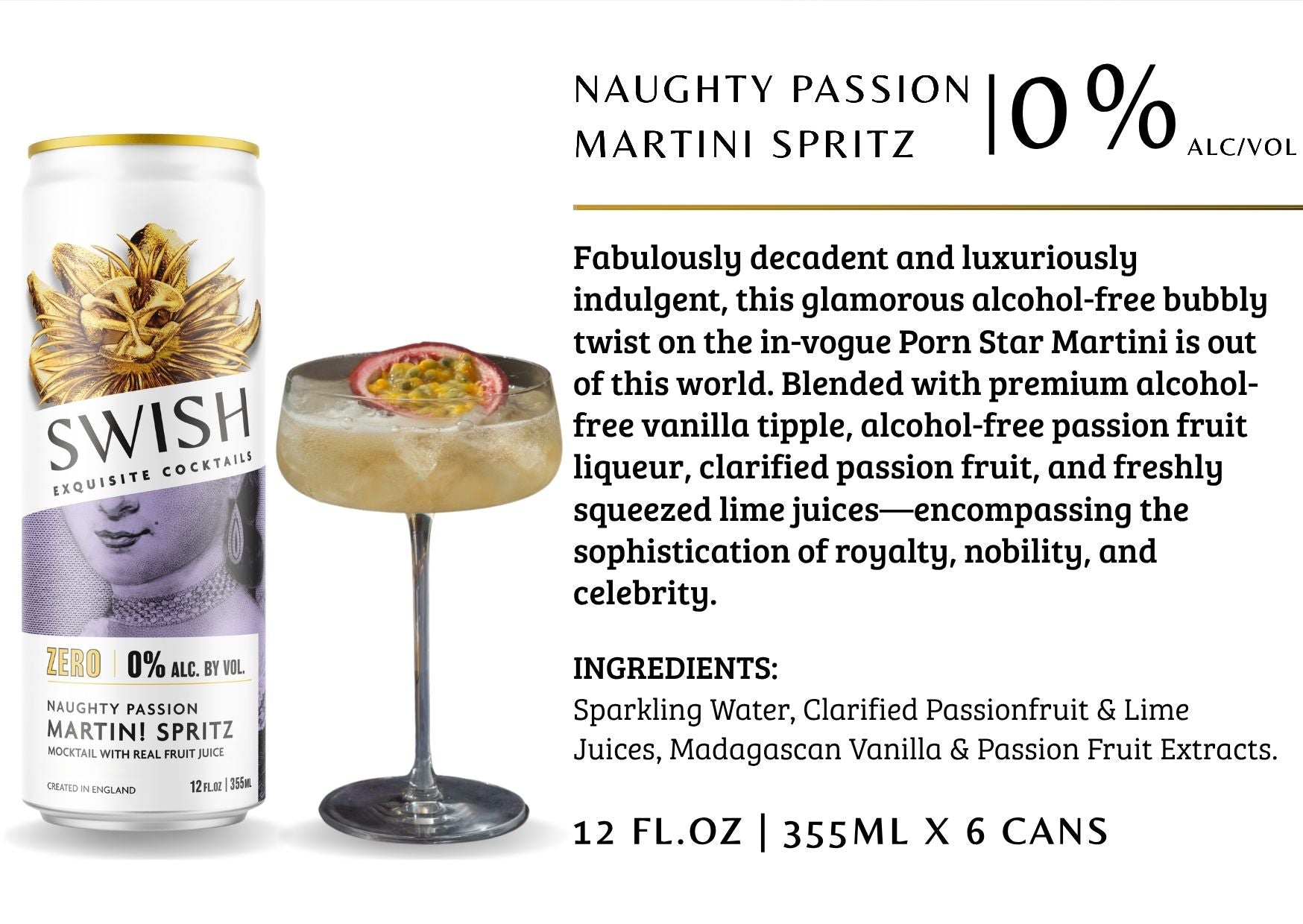 Naughty Passion Martini Spritz Flavor Description
