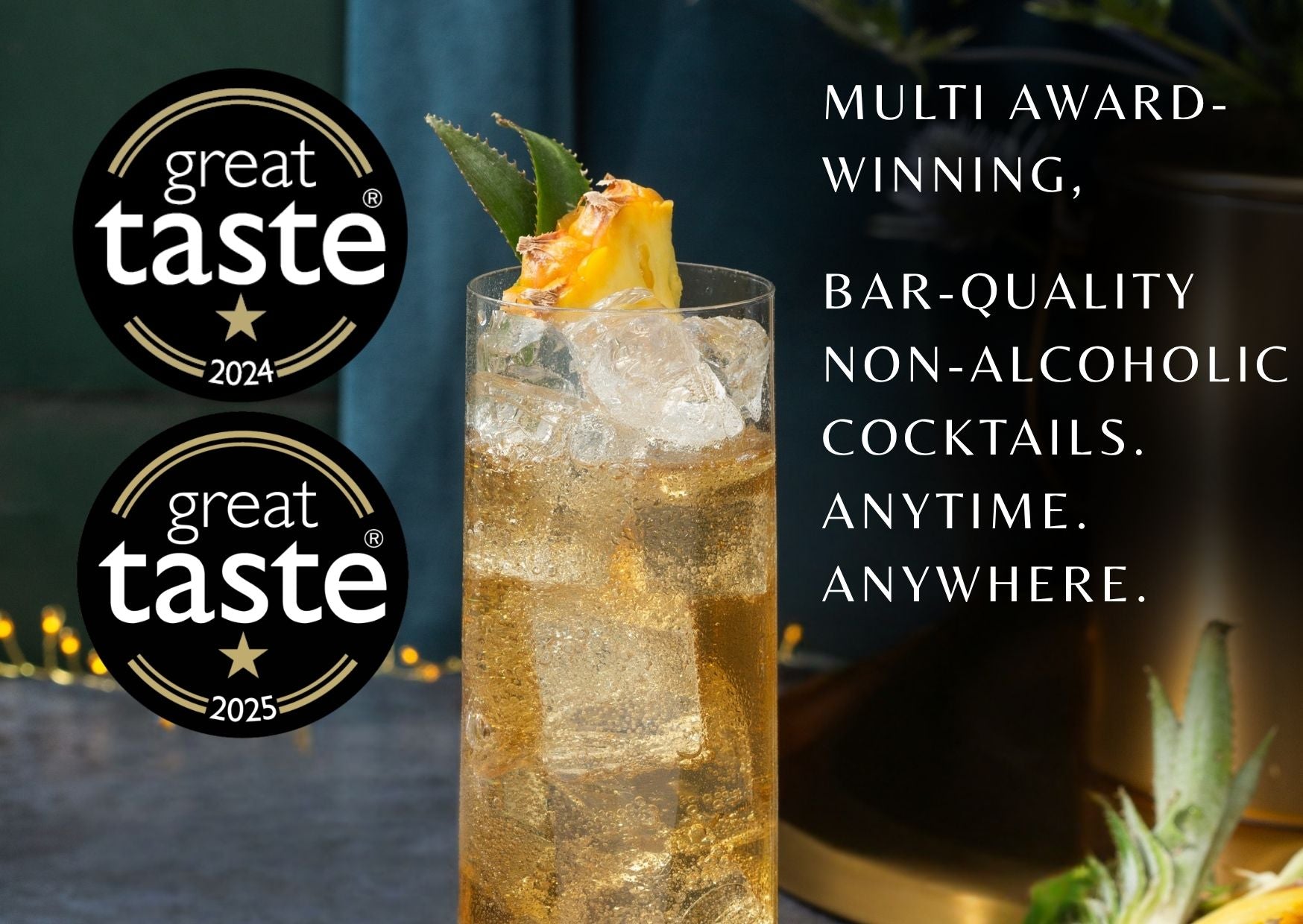 SWISH ready-to-drink cocktail served over ice in a stylish glass, capturing the premium bar-quality experience that can be enjoyed anytime, anywhere