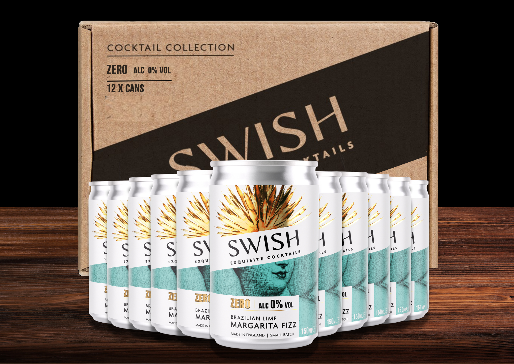 BRAZILIAN LIME MARGARITA FIZZ | 0% Alc Vol x 12 Cans