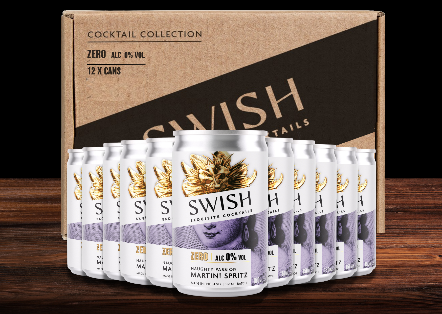 NAUGHTY PASSION MARTINI SPRITZ | 0% Alc Vol x 12 Cans