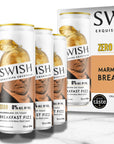 SWISH Marmalade On Toast Breakfast Fizz 0% Alc Vol 355ml cans – 6-Pack with branded box.